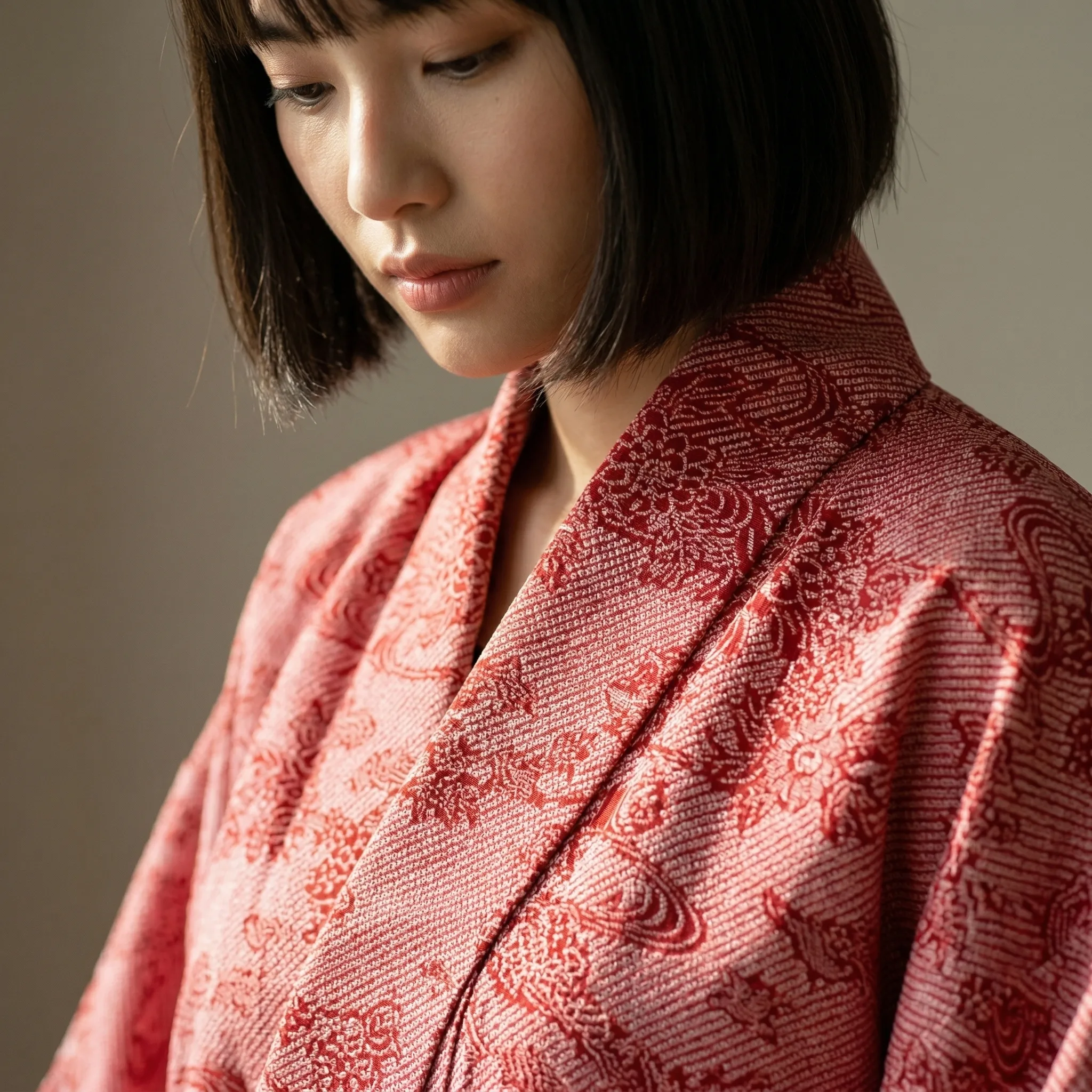 Vintage Japanese Haori Jacket — AI Etsy product photography — Close-Up