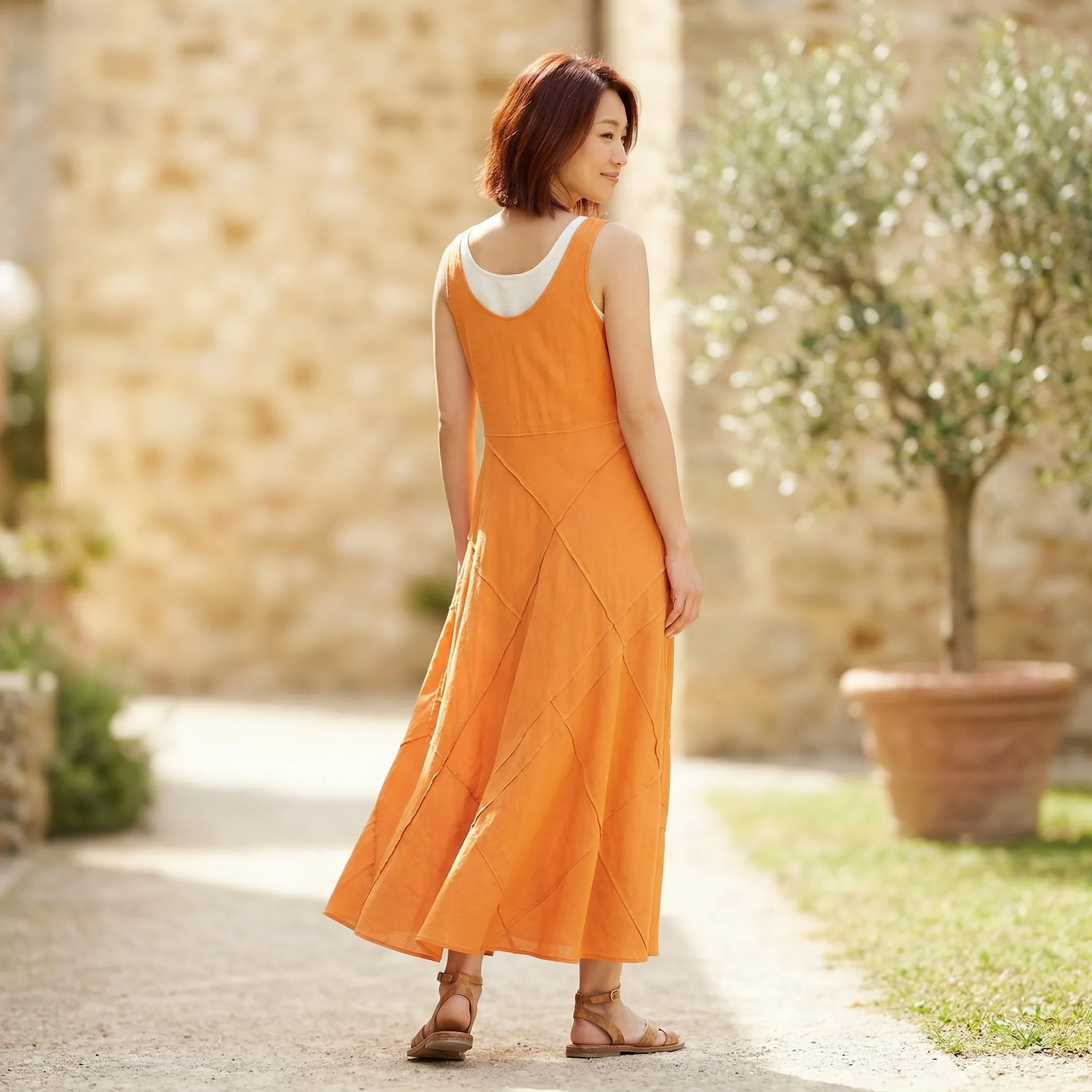 Paneled Maxi Dress — AI Etsy product photography — Packaging