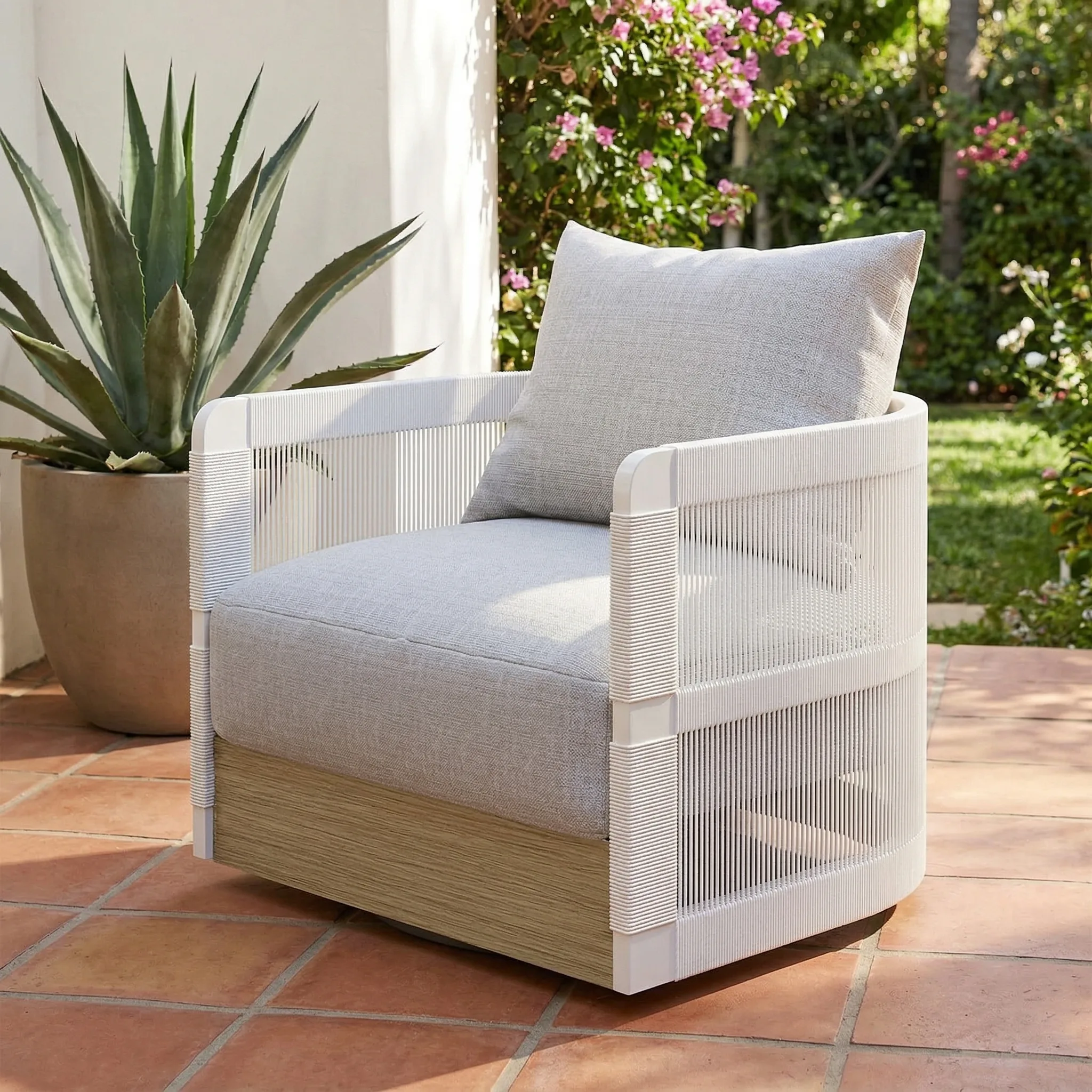 AI-generated armchair product photo — Product Photography example