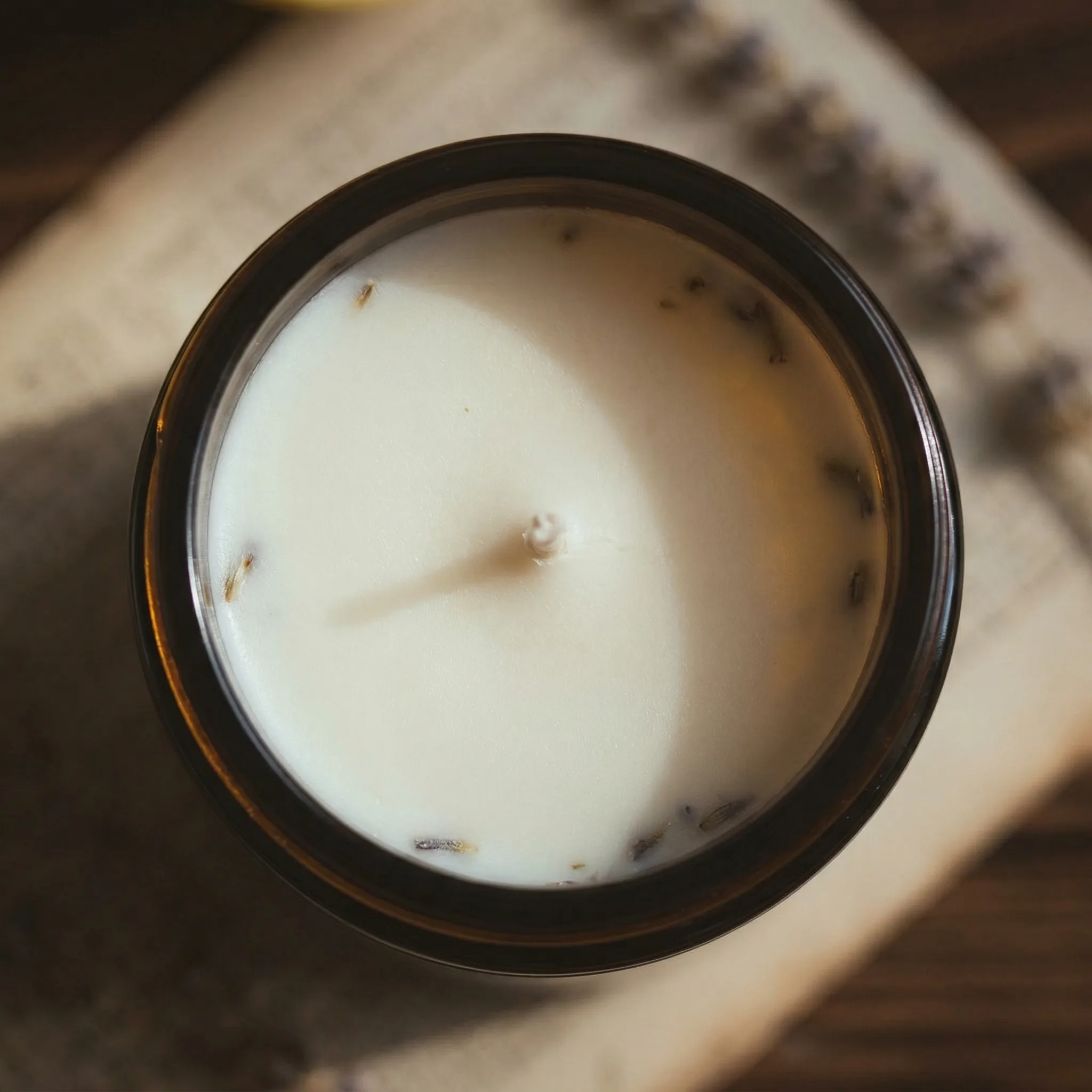 Sanctuary Candle — AI Shopify product photography — Lifestyle