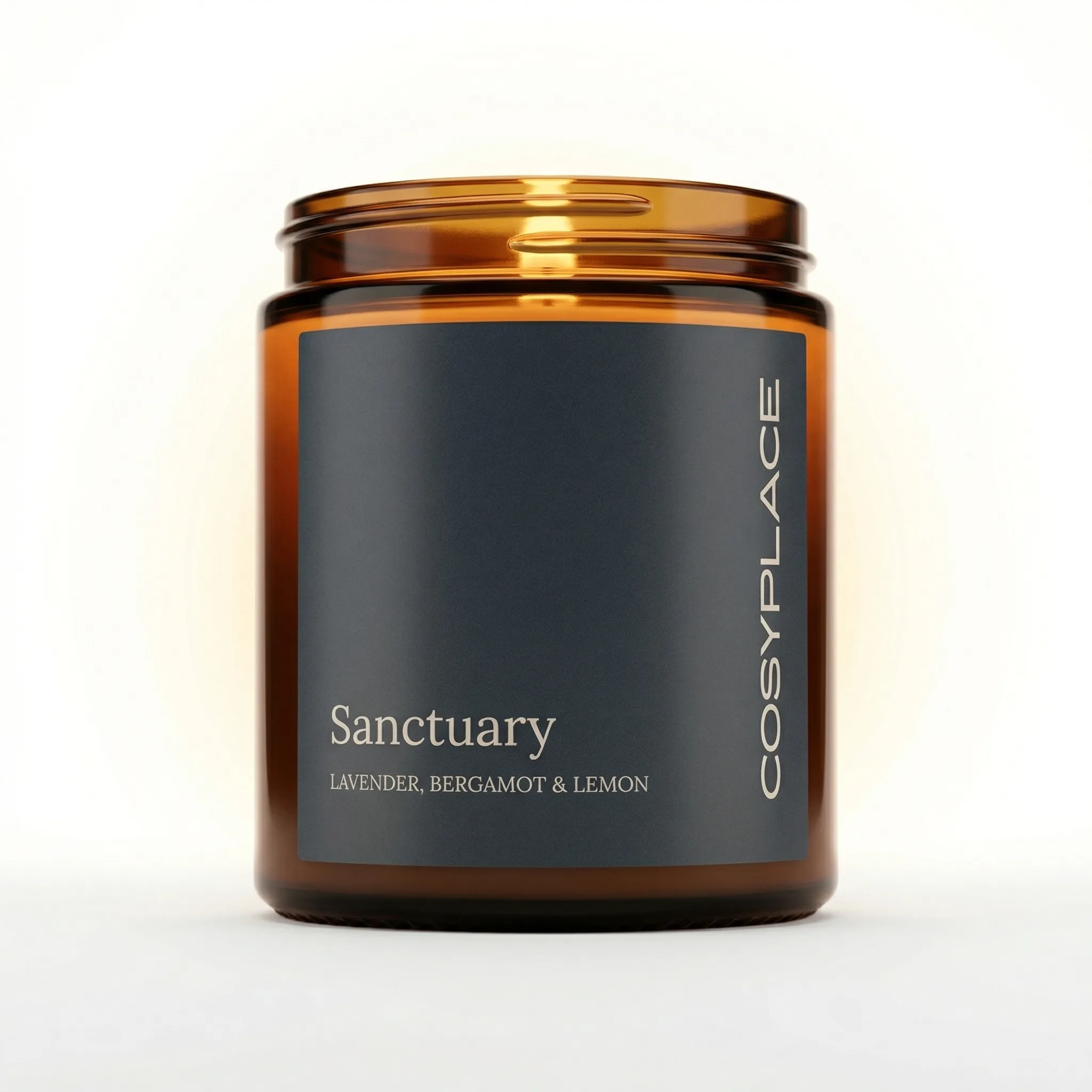 Sanctuary Candle — AI Shopify product photography — Feature