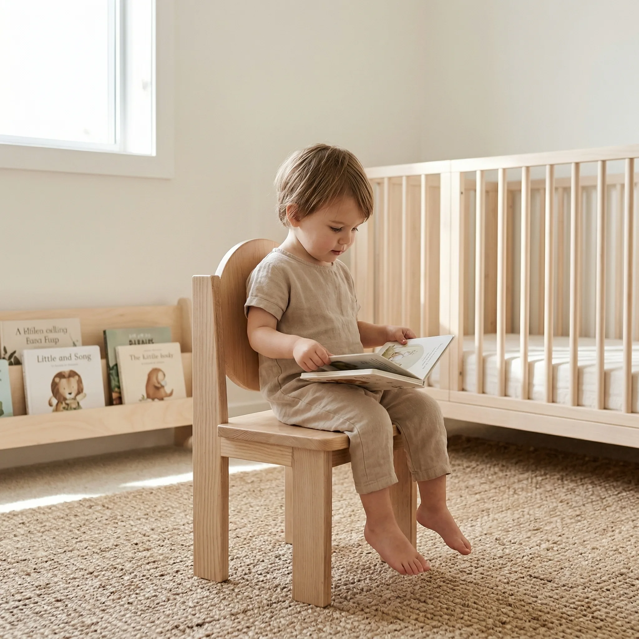 Children's Wooden Chair — AI Shopify product photography — Comparison