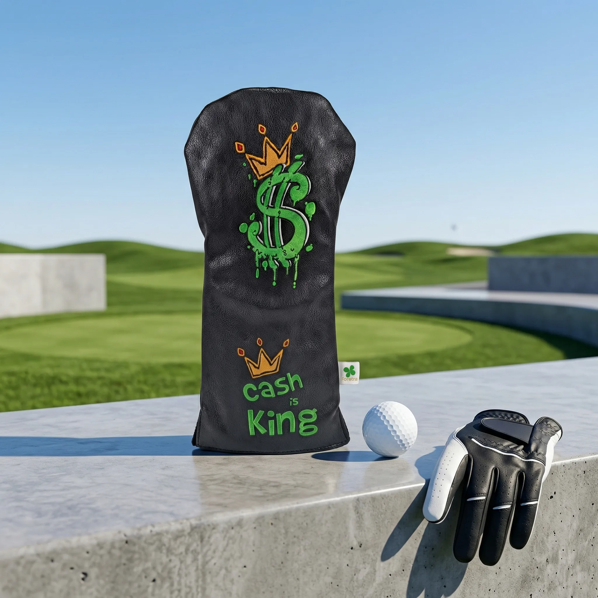 Cash is King Golf Club Headcover — AI Shopify product photography — Benefits