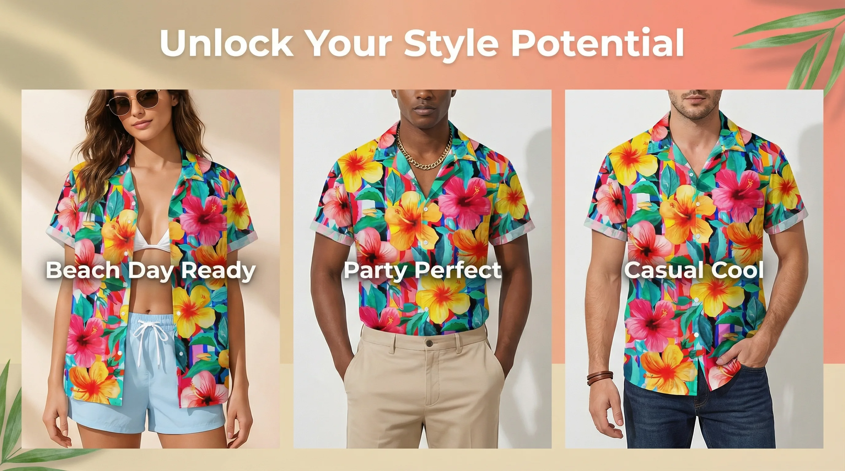 Hawaiian Shirt — AI Amazon A+ content — Product Gallery
