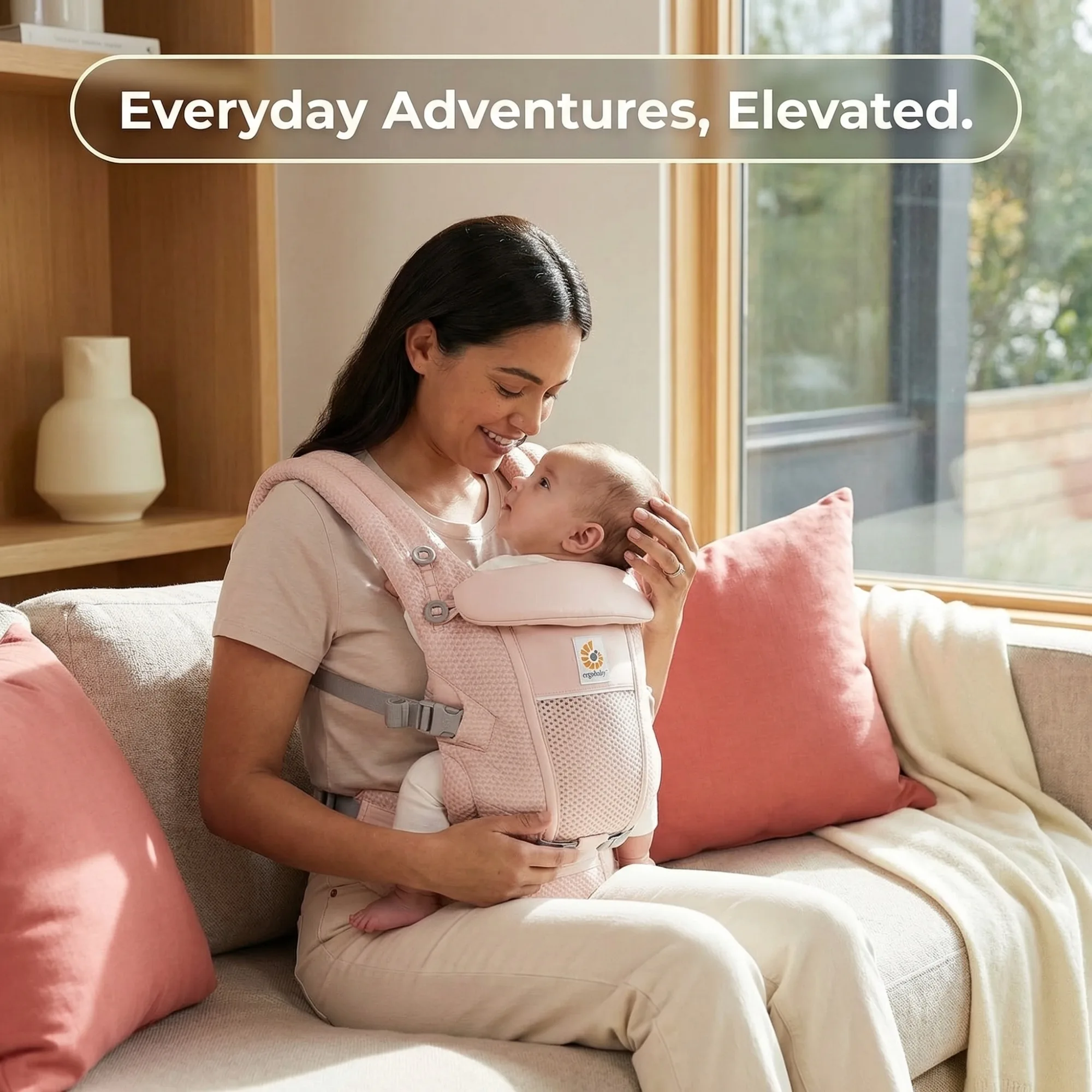 After: Baby Carrier — Amazon product image generator output — Lifestyle