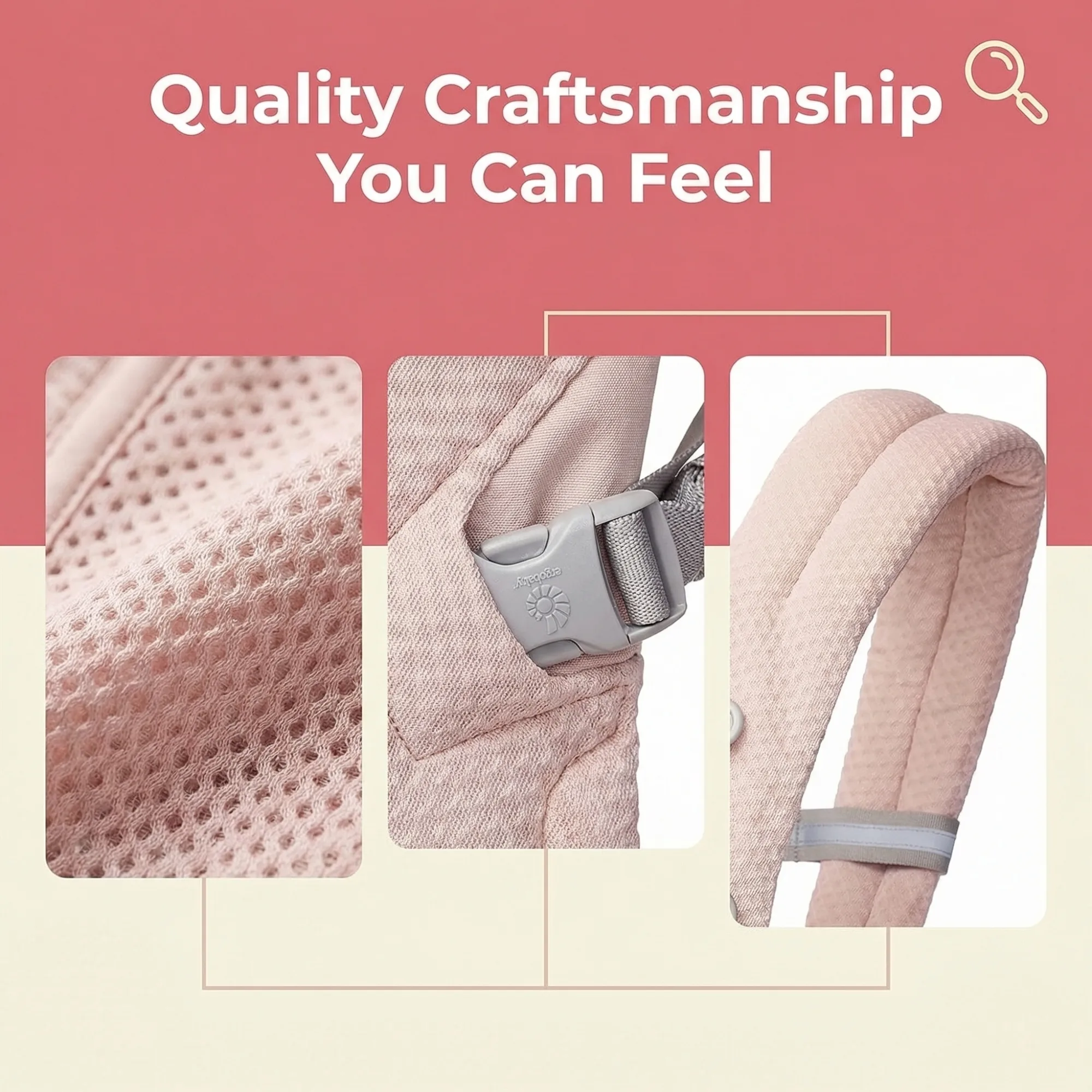 After: Baby Carrier — Amazon product image generator output — Materials