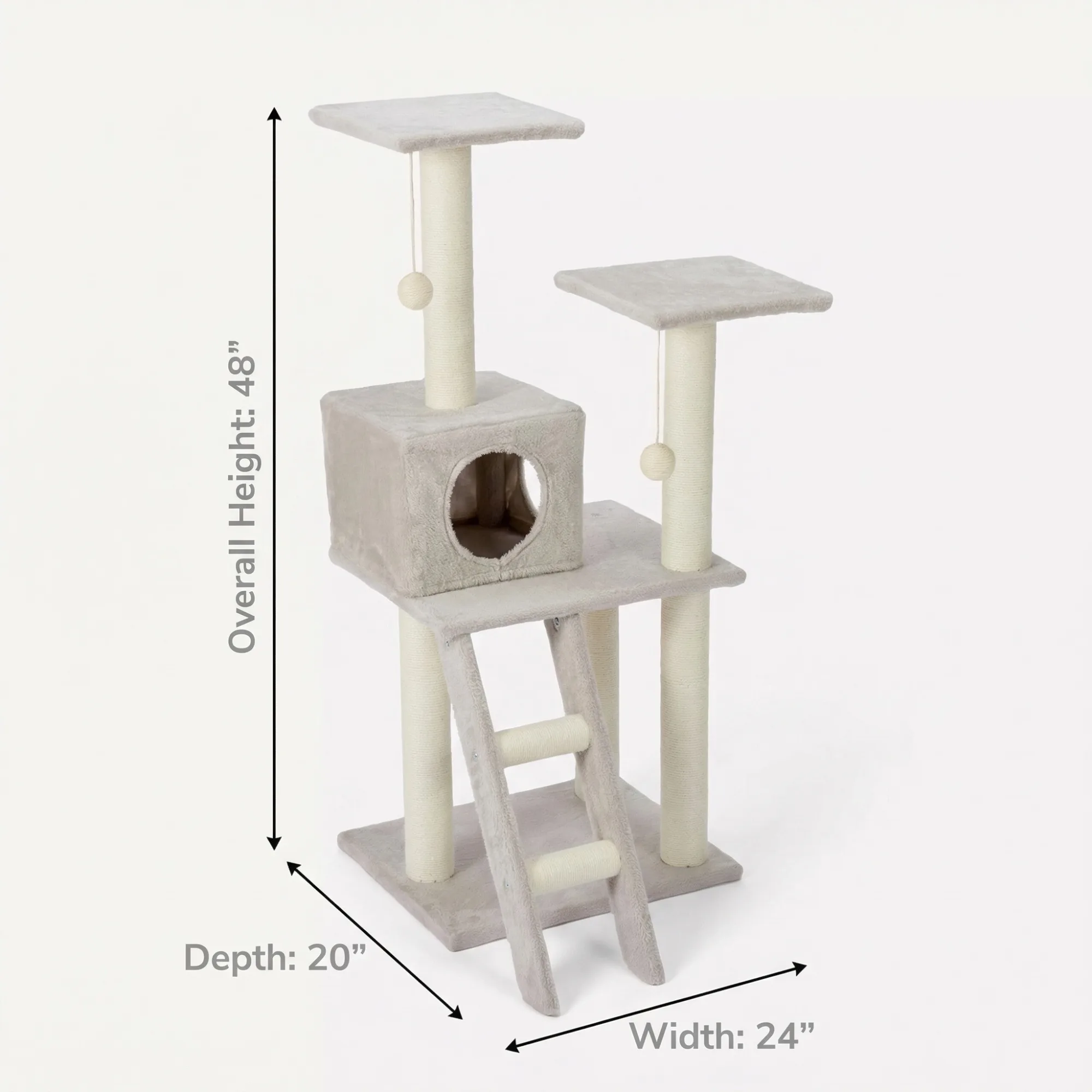 After: Cat Tree — Amazon product image generator output — Scale