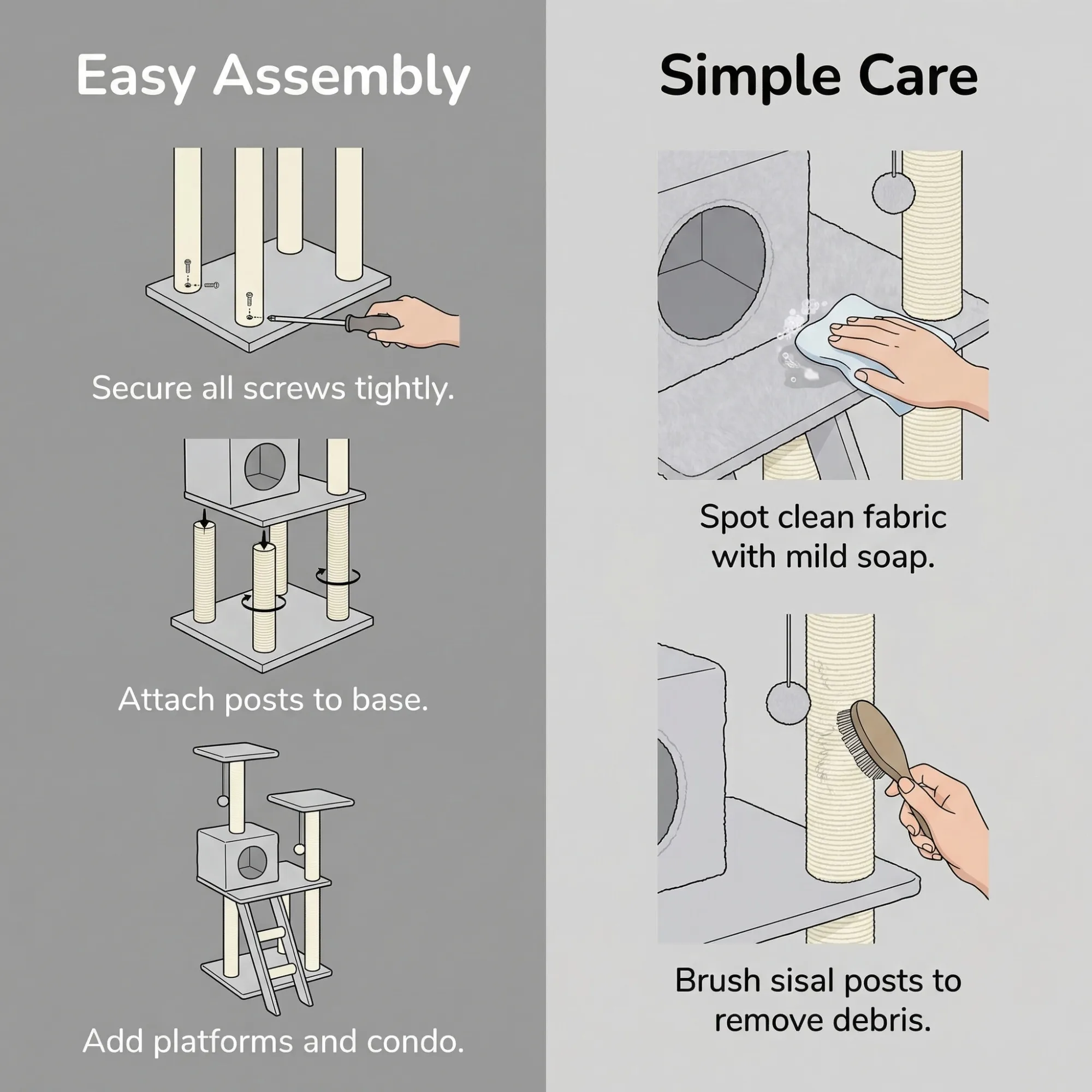 After: Cat Tree — Amazon product image generator output — How to Use