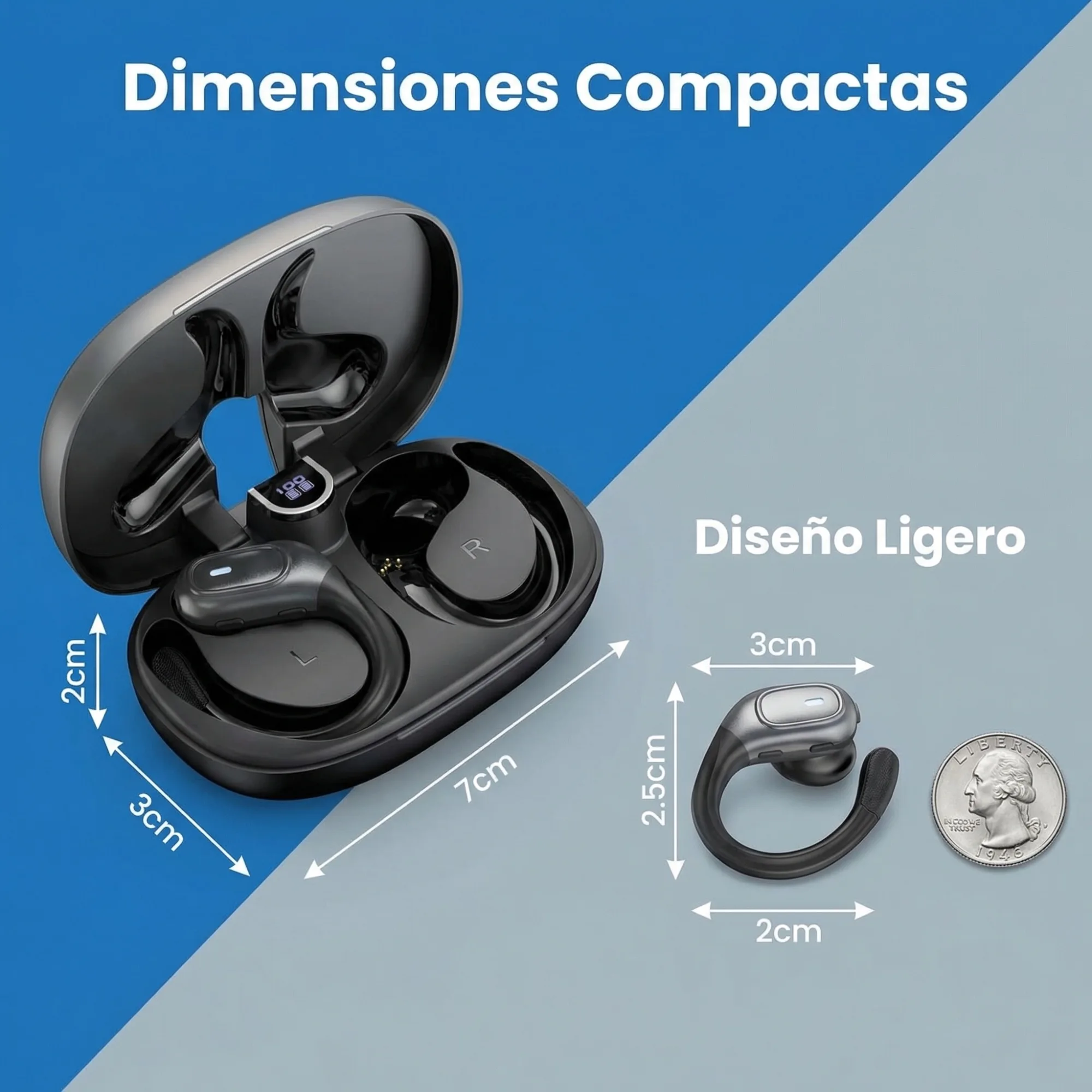 After: Wireless Earbuds — Amazon product image generator output — Scale