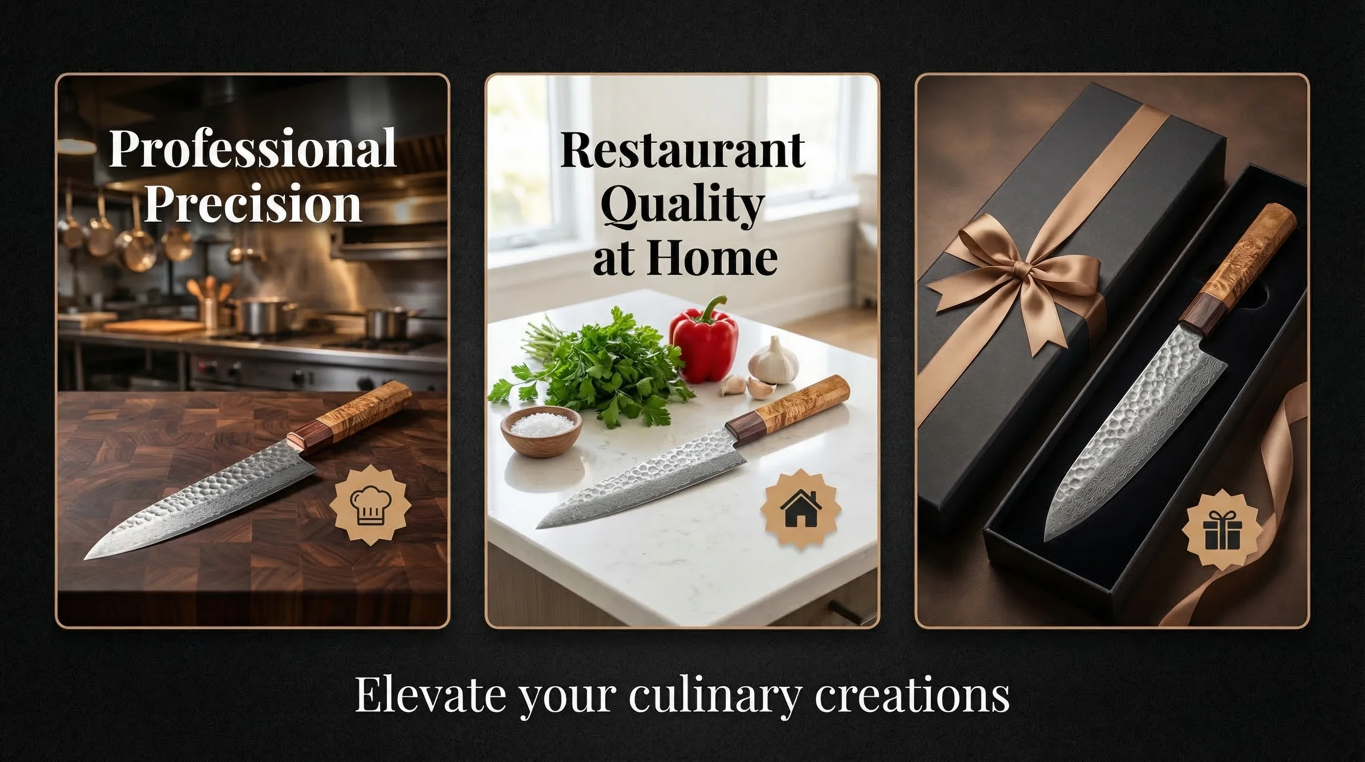 Chef Knife — AI Amazon A+ content — Product Overview