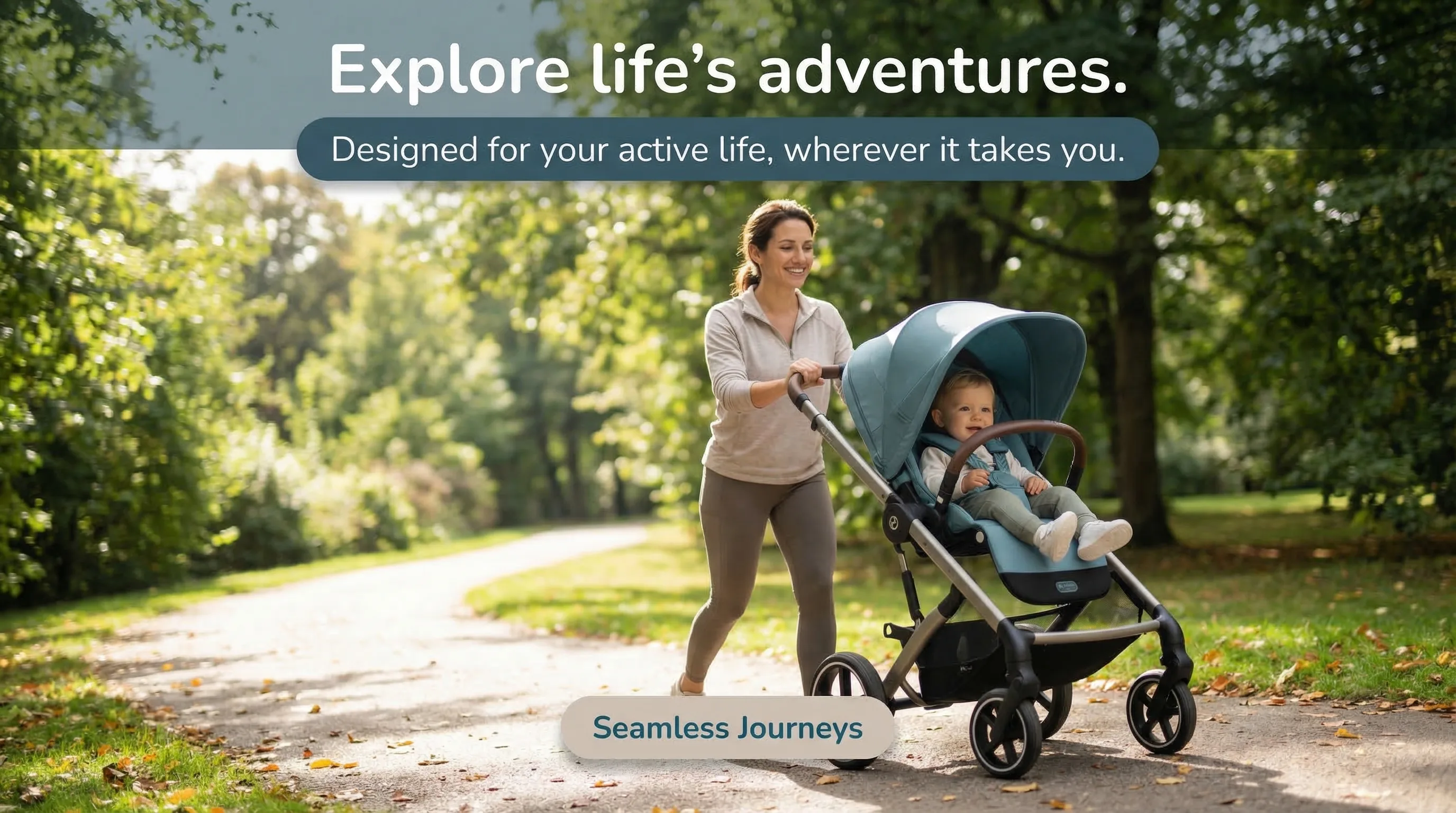 Stroller — AI Amazon A+ content — Brand Promise