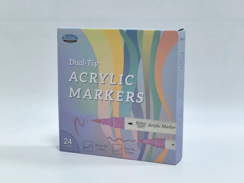 Before: Acrylic Markers original product photo for Amazon product image generator