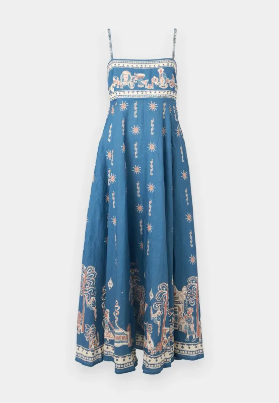 Maxi Dress with Celestial Motif — original product photo