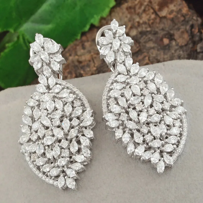 Silver Chandelier Earrings — original product photo