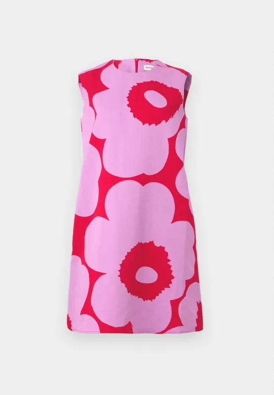 Pink Floral Shift Dress — original product photo